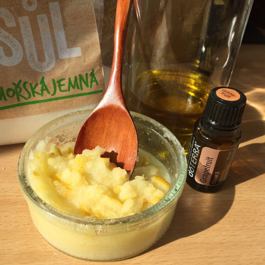 DIY peeling s grepem a citronem2